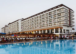 Building of hotel Eftalia Splash Resort 5* (Alanya, Turkey)